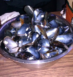 The mussells were tasty!