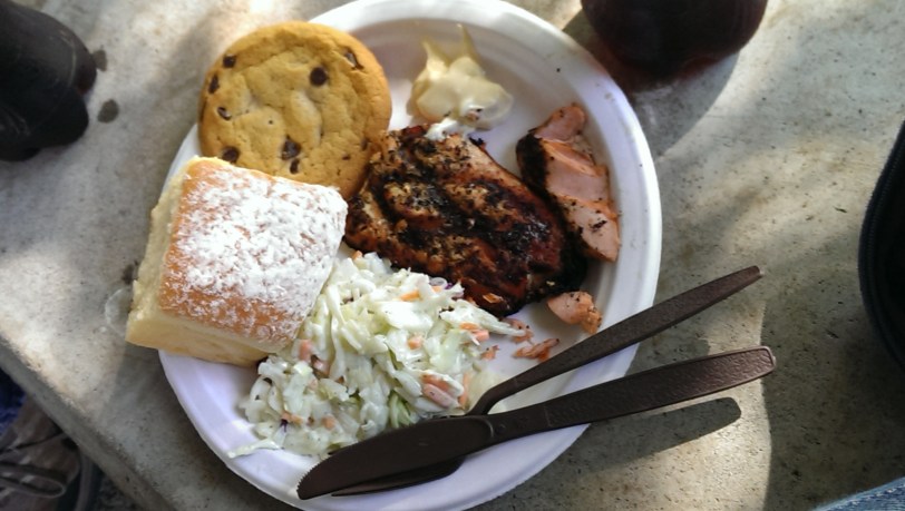 Delicious BBQ Salmon courtesy of the Kiwanis