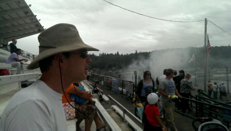 The drifting gets smoky and loud, but is so fun to watch!