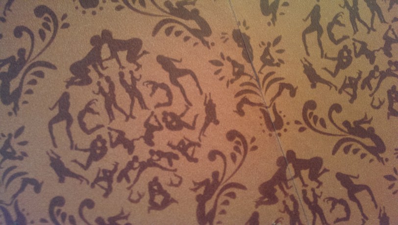 Racy Wallpaper at Hard Row to Hoe