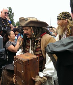 Carrying some treasure ashore