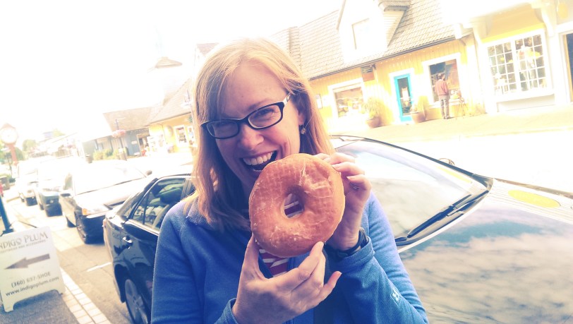 This Viking Donut is practically the size of my head!