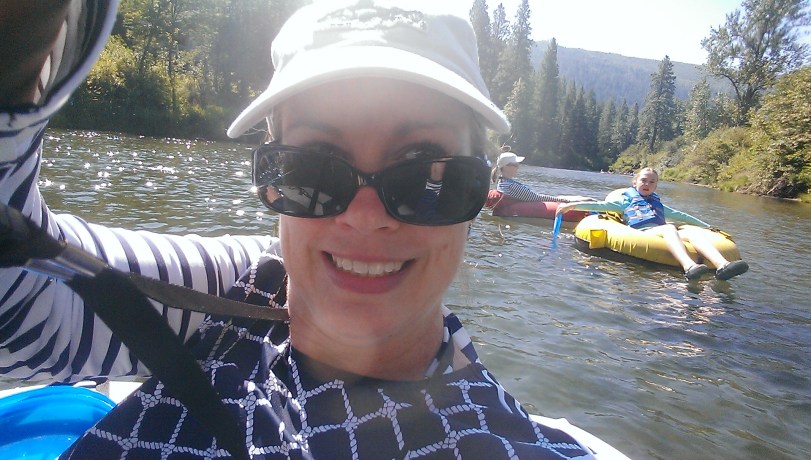 River selfie.