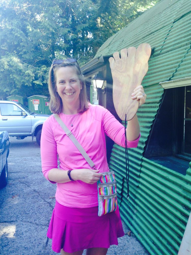 Even the restroom key is an homage to Bigfoot!