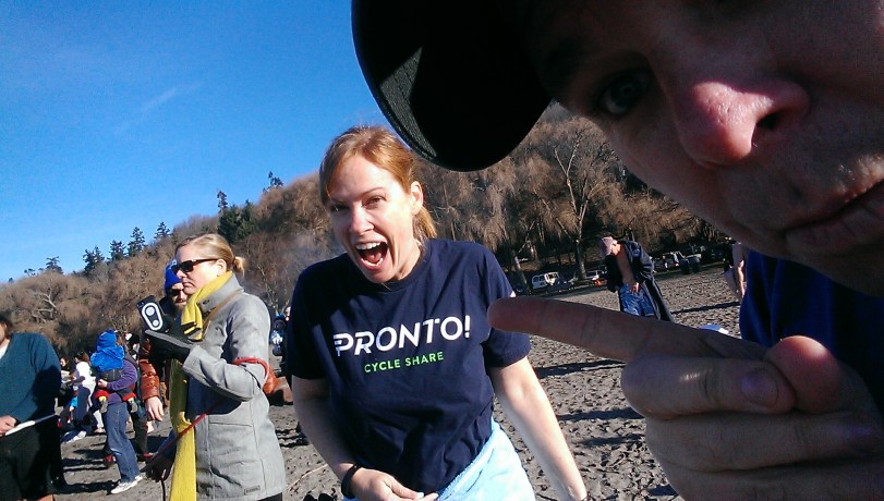 Are we really about to jump into freezing cold water?!